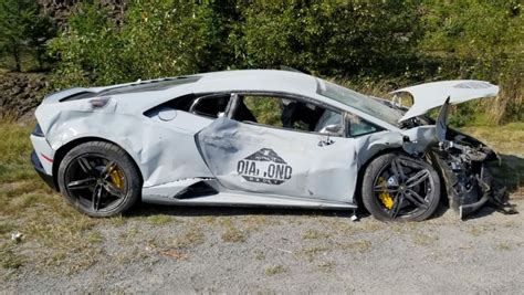 hublot diamond rally accident|Lamborghini involved in B.C. crash that sent six to hospital.